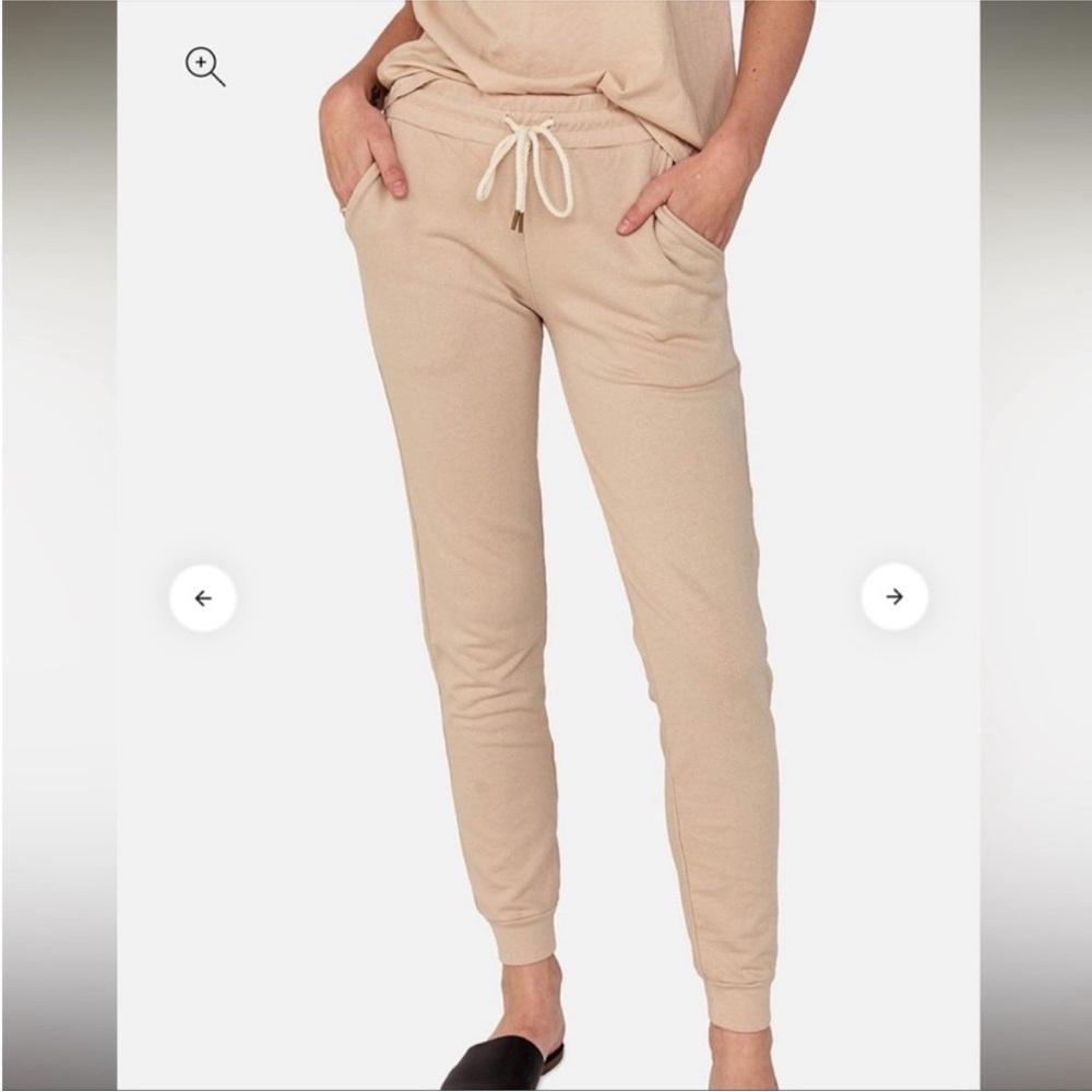 Mate the Label Organic Terry Classic Jogger in Latte (a limited edition)